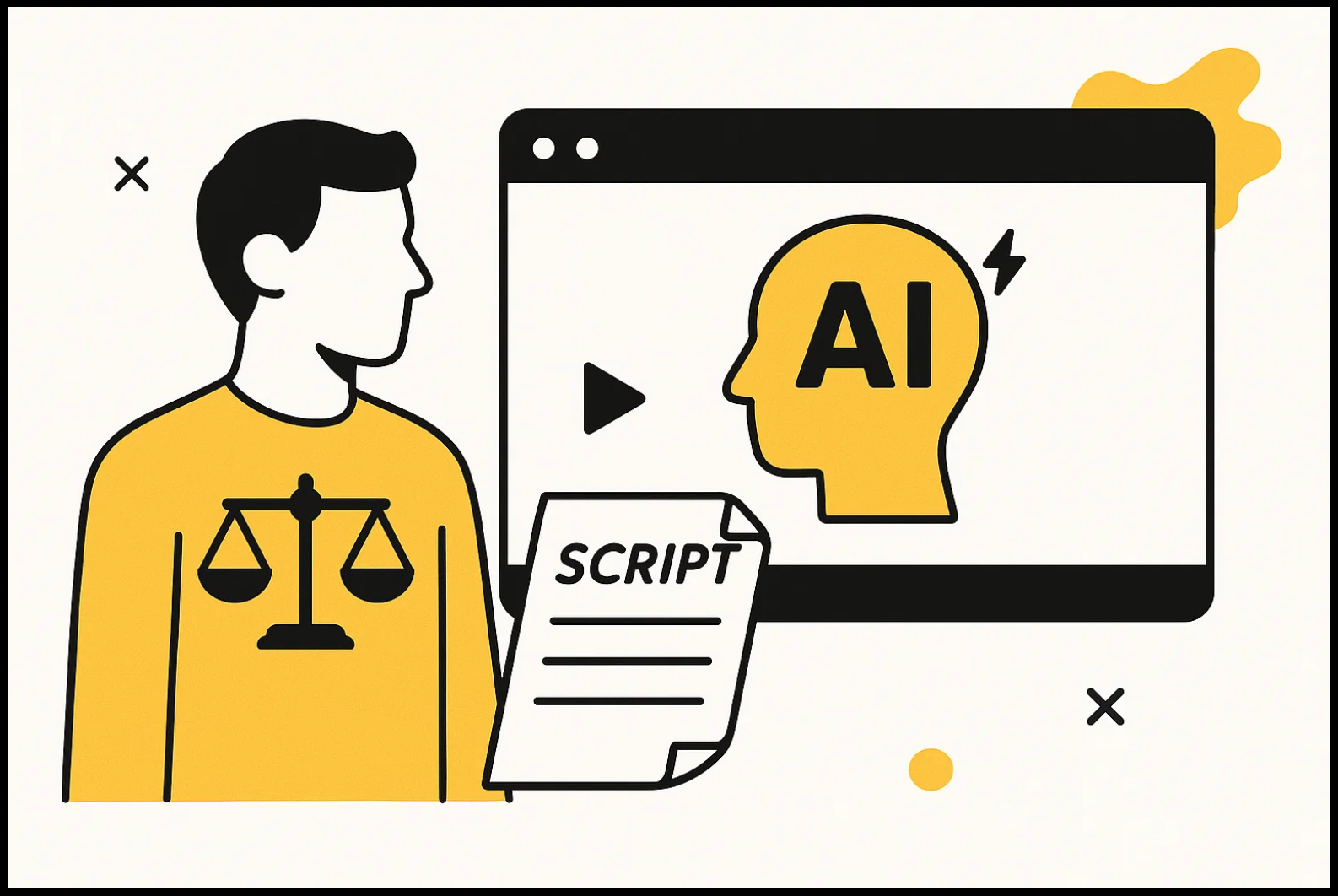 Qui est l’auteur d’une vidéo générée par IA ?