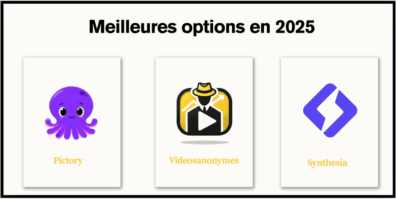 Top 3 des meilleurs outils pour générer des vidéos IA en 2025