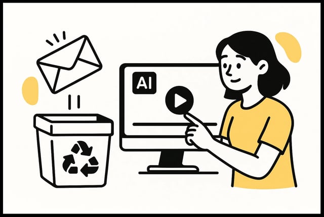 Comment recycler des newsletters en vidéos IA