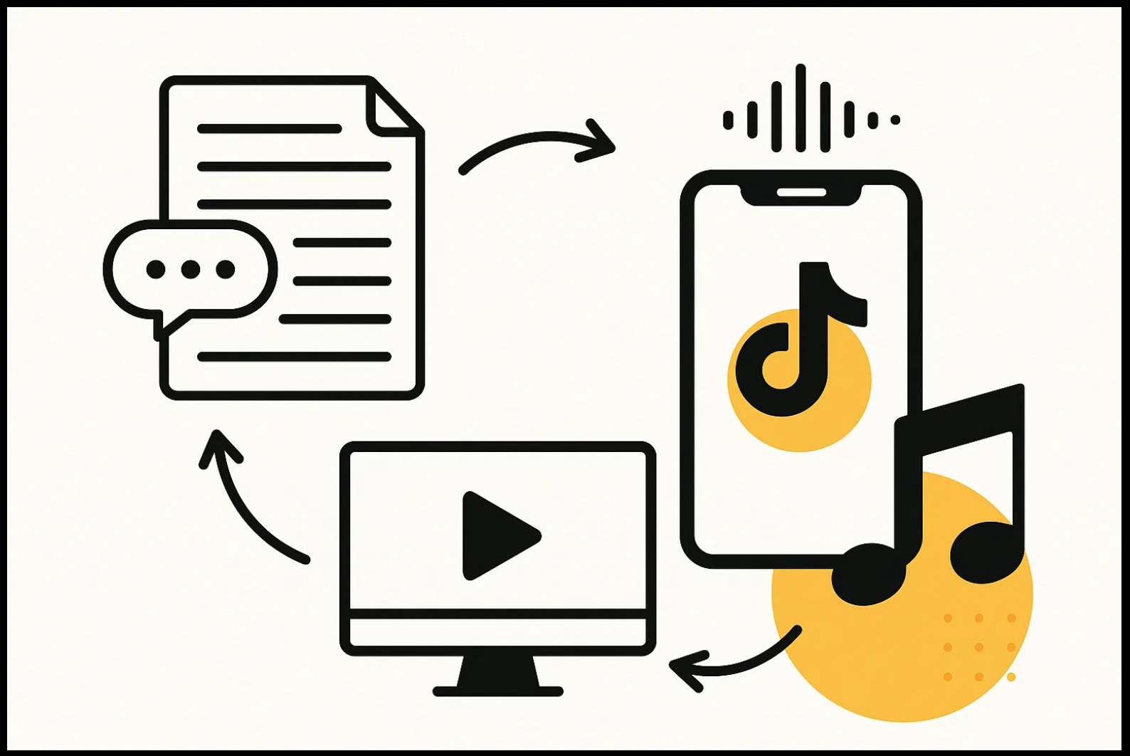 Étapes pour créer un TikTok en voix off IA