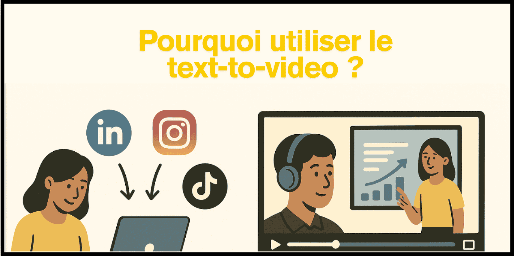 Pour quels usages utiliser le text-to-video ?