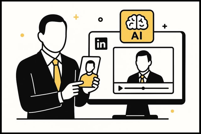 Créer des vidéos IA pour LinkedIn : la stratégie B2B faceless